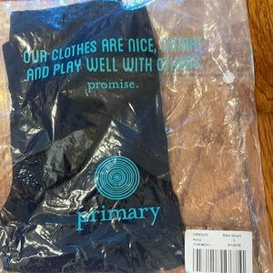 PRIMARY Navy Bike Shorts size 3
